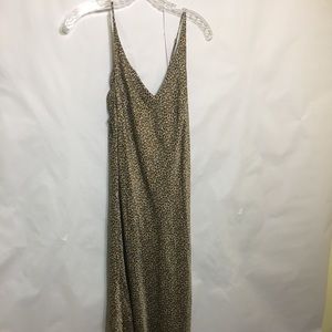 Animal Print Silk slip dress